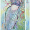 Mermaid watercolor and ink 2010 large