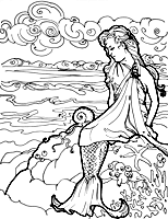 Mermaid on a Rock