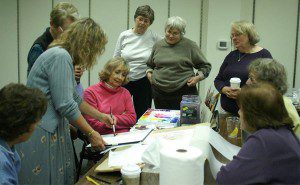 Demonstrating a transparent watercolor wash 